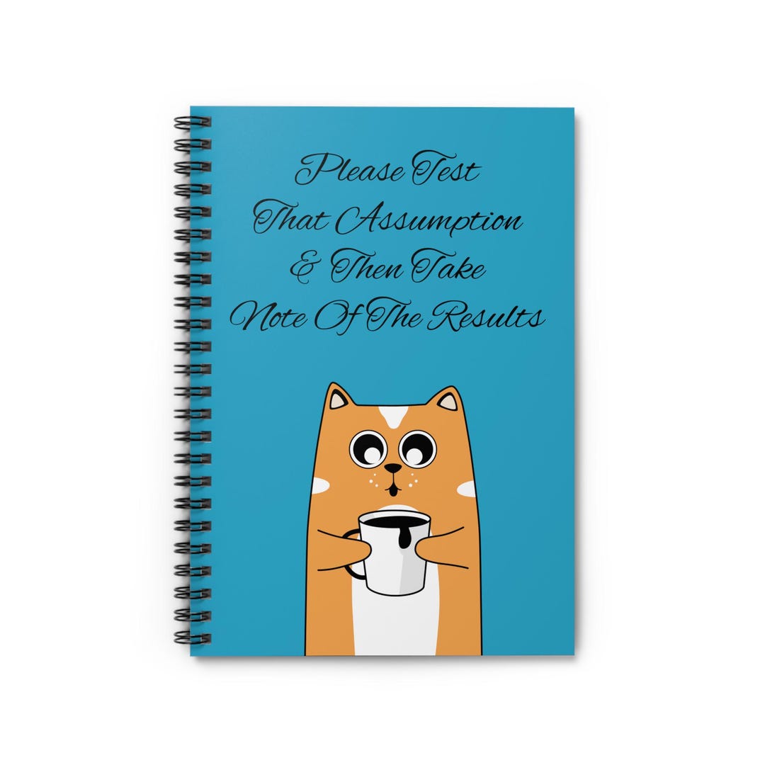 Cute Spiral Notebook With Encouraging Quote | Perfect for Students ...