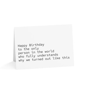 Tarjetas de felicitación de cumpleaños divertidas, juego de 1, 10, 30 y 50 unidades, perfectas para celebraciones, únicas, divertidas, con un toque personal, para tu mejor amigo.