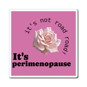 Empowering Perimenopause Magnet | Funny Female Humor | Gift for Women | Kitchen Decor | Self-Care Reminder