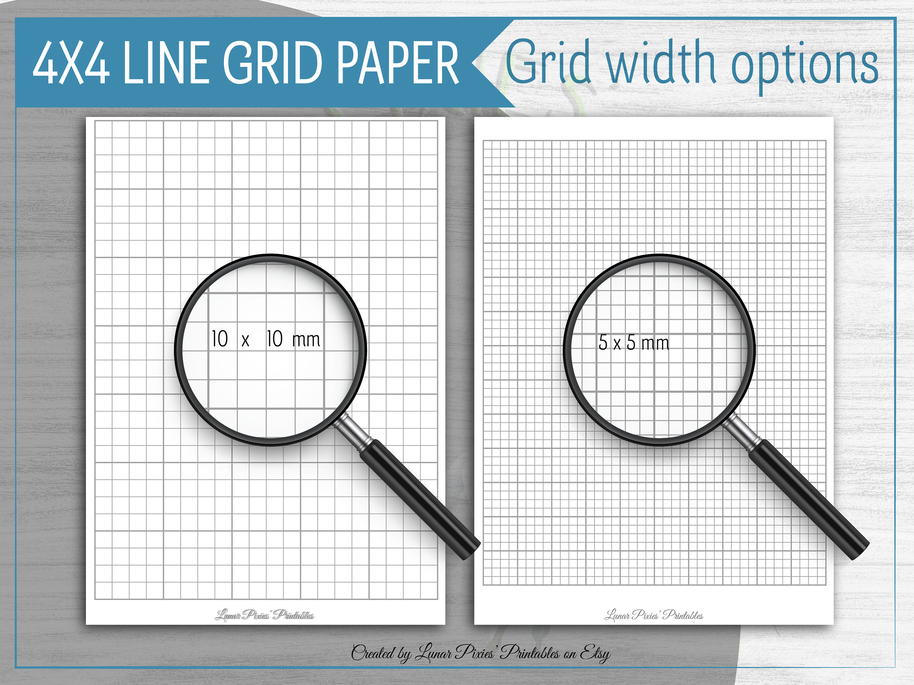Line Graph 4x4 Grid Printable PDF Planner Page Inserts: Multi - Etsy