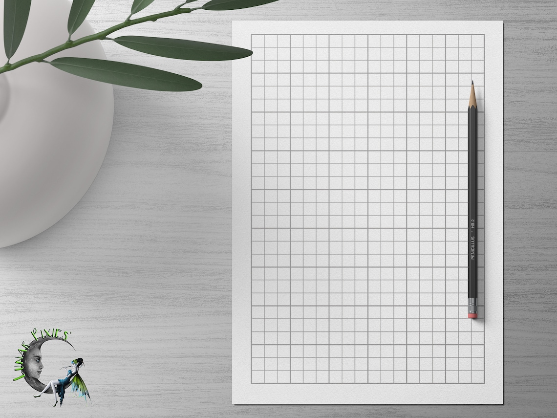 Line Graph 3x3 Grid Printable Planner Page Inserts Black Etsy