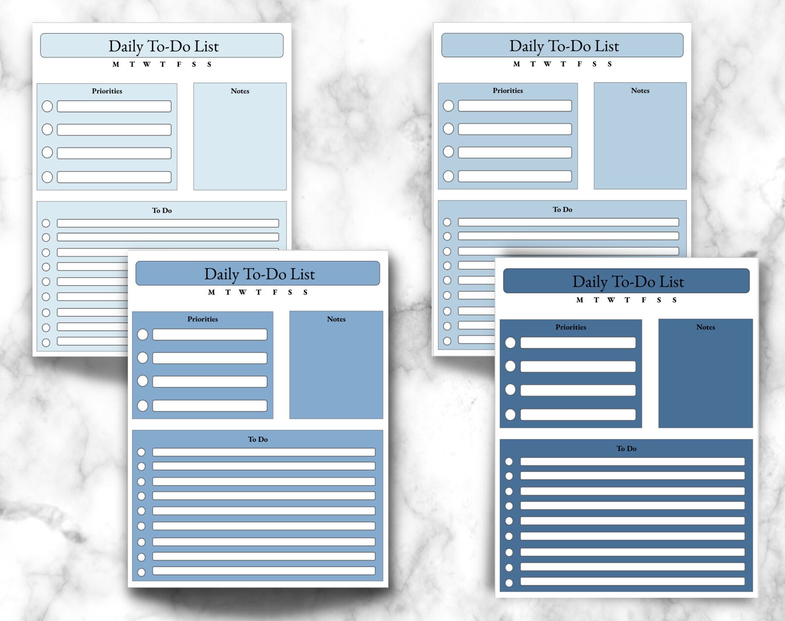 To Do List Printable | Letter A4 A5 | Printable PDF | Instant Download ...