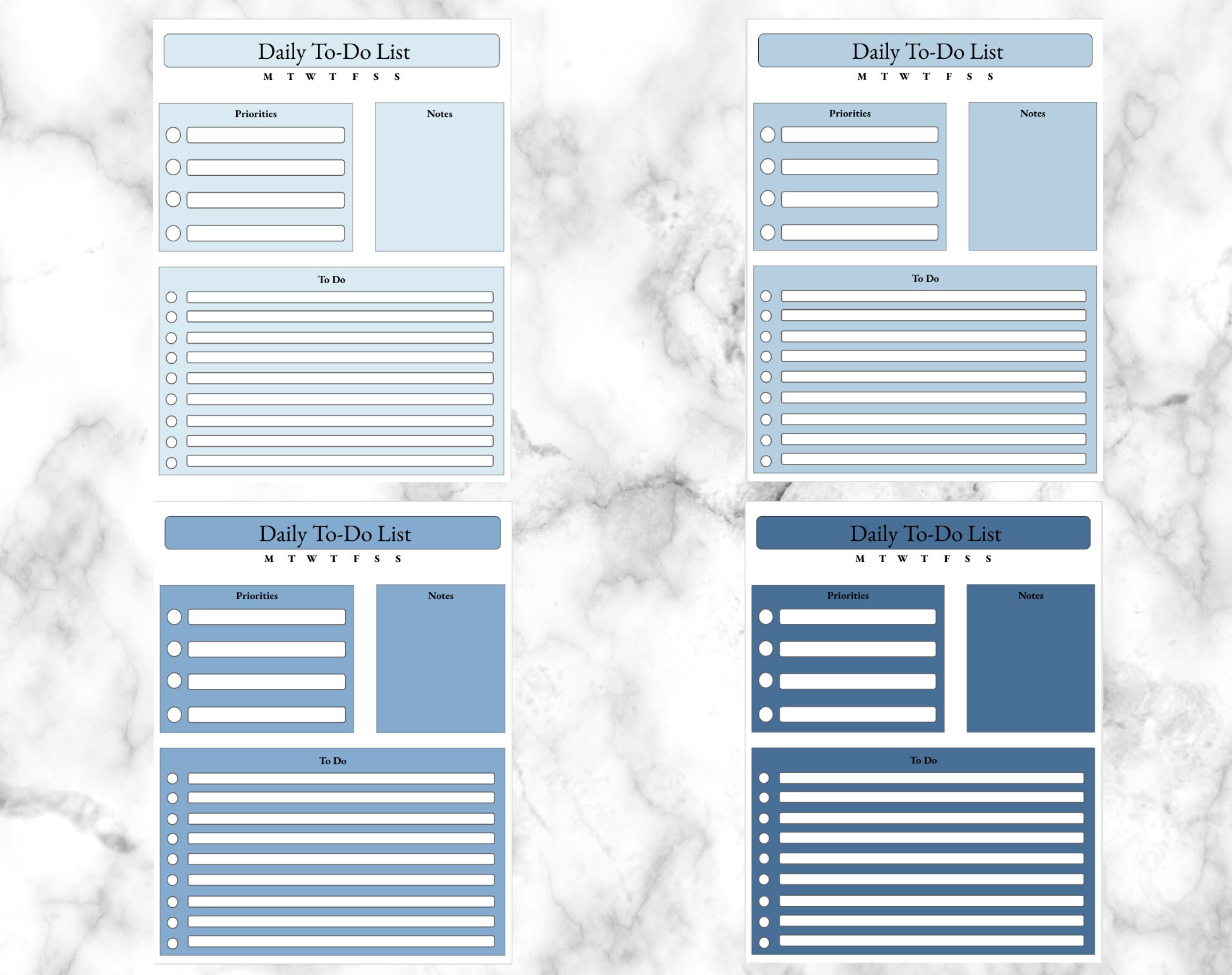 To Do List Printable | Letter A4 A5 | Printable PDF | Instant Download ...