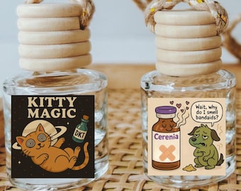 Funny Veterinary Car Diffuser; Veterinary Medicine Gifts for Veterinarians & Vet Techs; Veterinary Stocking Stuffers and White Elephant