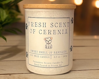 Veterinary Humor Candle “Fresh Scent of Cerenia”, Gift for Vet tech, Funny Vet Candle, vet tech appreciation, Veterinarian Gifts, CVT gifts