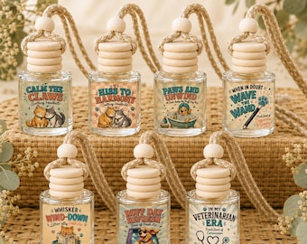 Funny Scented Car Diffuser; Veterinary Medicine Gifts for Veterinarians & Vet Techs; Vet Tech Week Gifts, Gifts for Vet Assistants