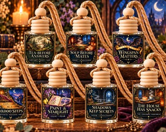 Romantasy Car Diffusers- ACOTAR inspired | Fantasy Romance Car Diffuser | Bookish Car Freshener | Romantasy Reader Gift | Booktok Gifts