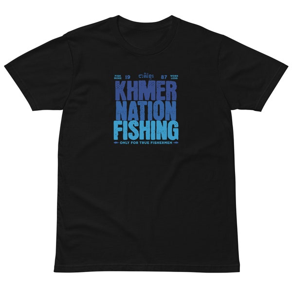 Khmer Nation "fishing" Unisex premium t-shirt