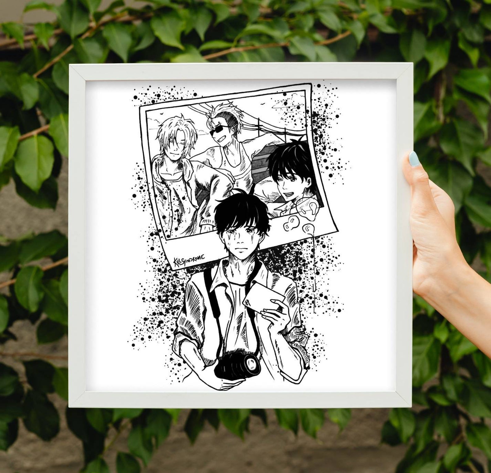 Banana Fish Printables Banana Fish Art Print Downloadable Etsy