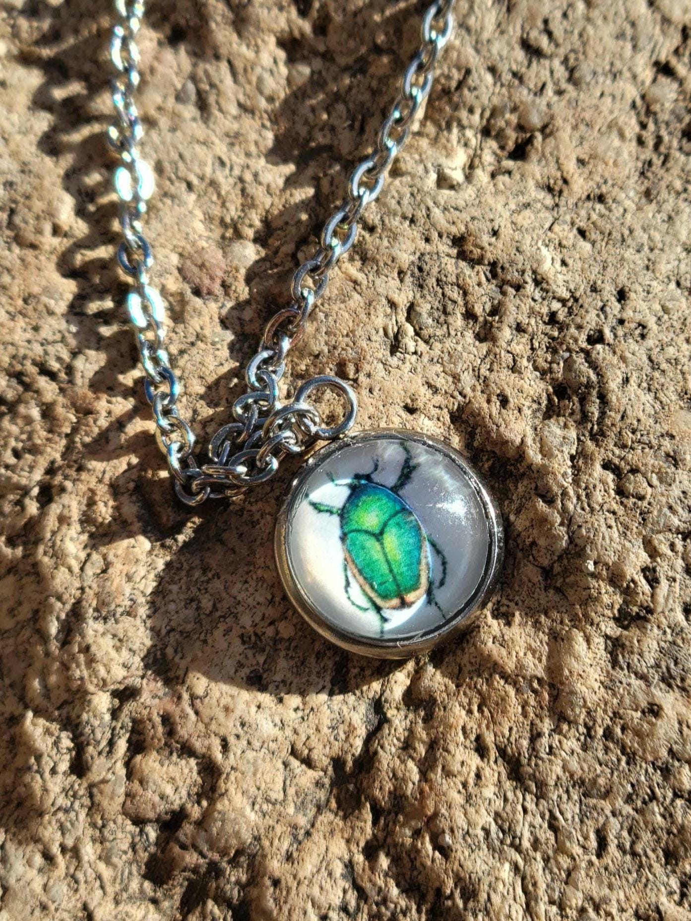 June Bug Necklace - Etsy June Bug Necklace - Etsy