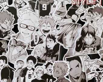 haikyuu stickers etsy