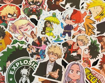 my hero academia sticker etsy