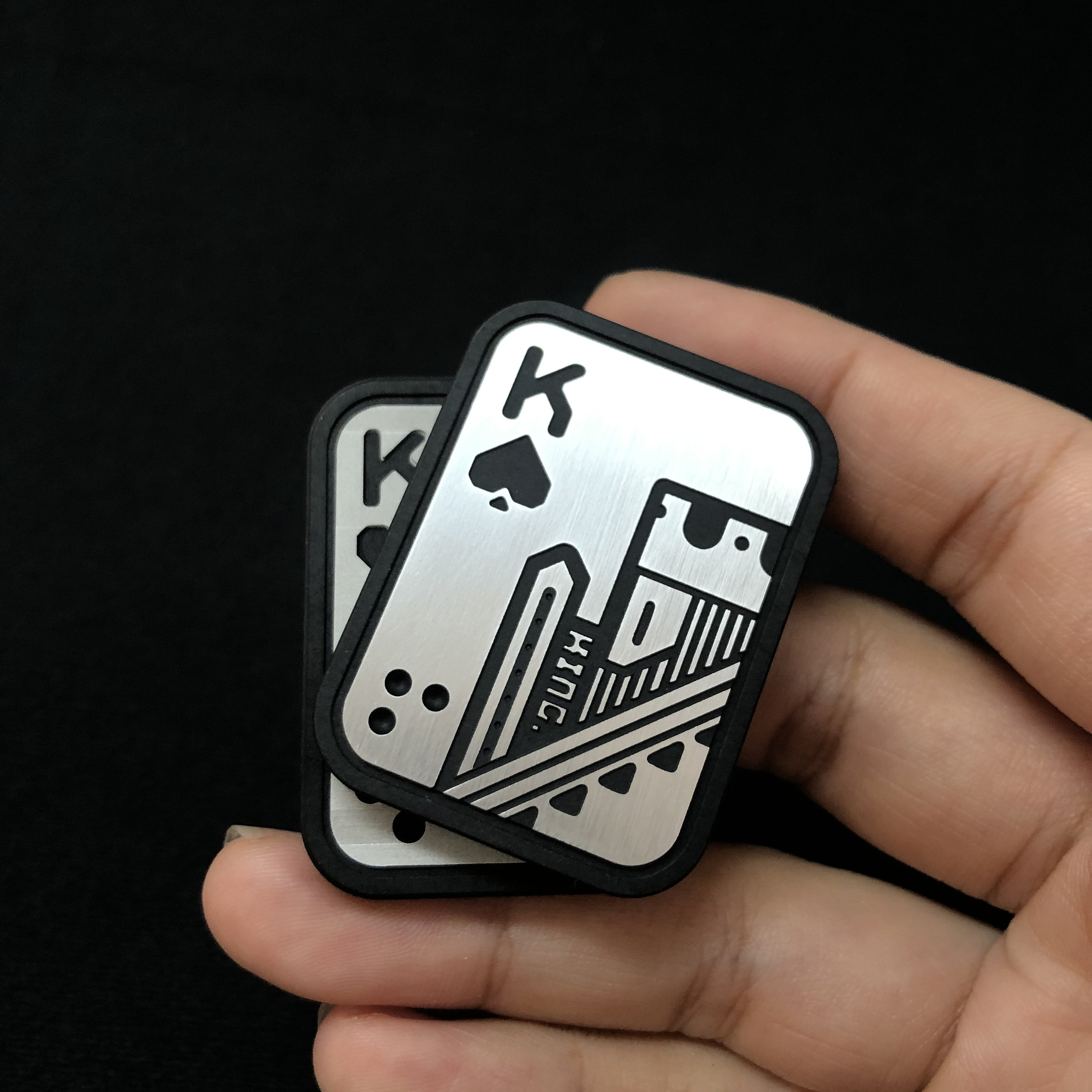 LAUTIE EDC Fidgets Aces Poker Push Card Antistress Etsy