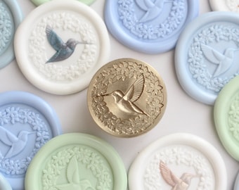 Humming Bird Wax Seal Stamp Origineel Ontwerp, bruiloft brief Journal Uitnodiging Planner Sealing Stamp