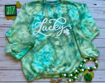 Lucky Tie Dye Sweatshirt
