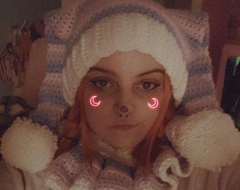 Clown collar/ jester hat bundle