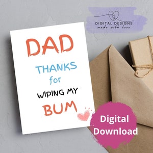 Tarjeta imprimible del Día del Padre Feliz, Tarjeta de papá, Tarjeta divertida, Tarjeta del abuelo, Tarjeta divertida del Día del Padre, Tarjeta del Día del Padre Feliz