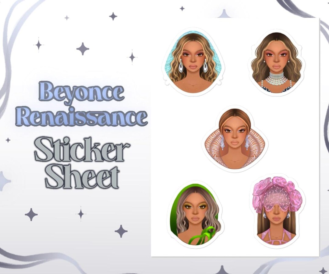 Beyoncé RENAISSANCE ACT L Era Inspired Sticker Sheet! - Etsy