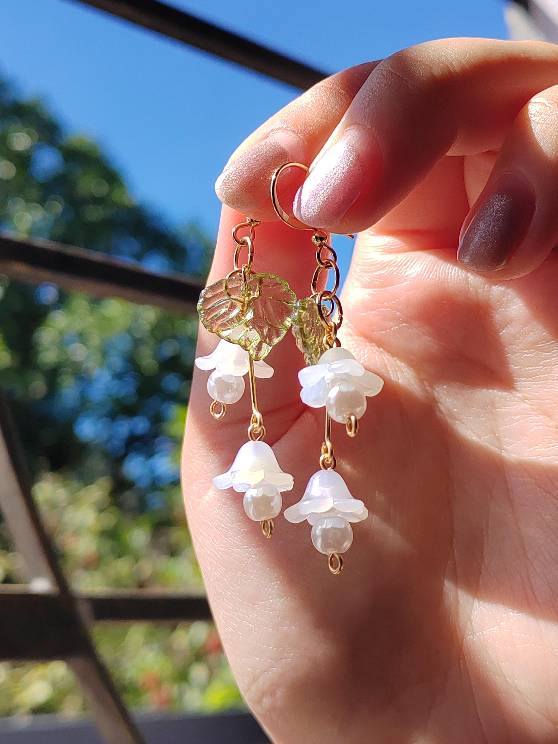 Wisteria Earrings Fairycore Earrings ?? Enchanted Blooms?? If My Wisteria  Hair Sticks Aren't Your