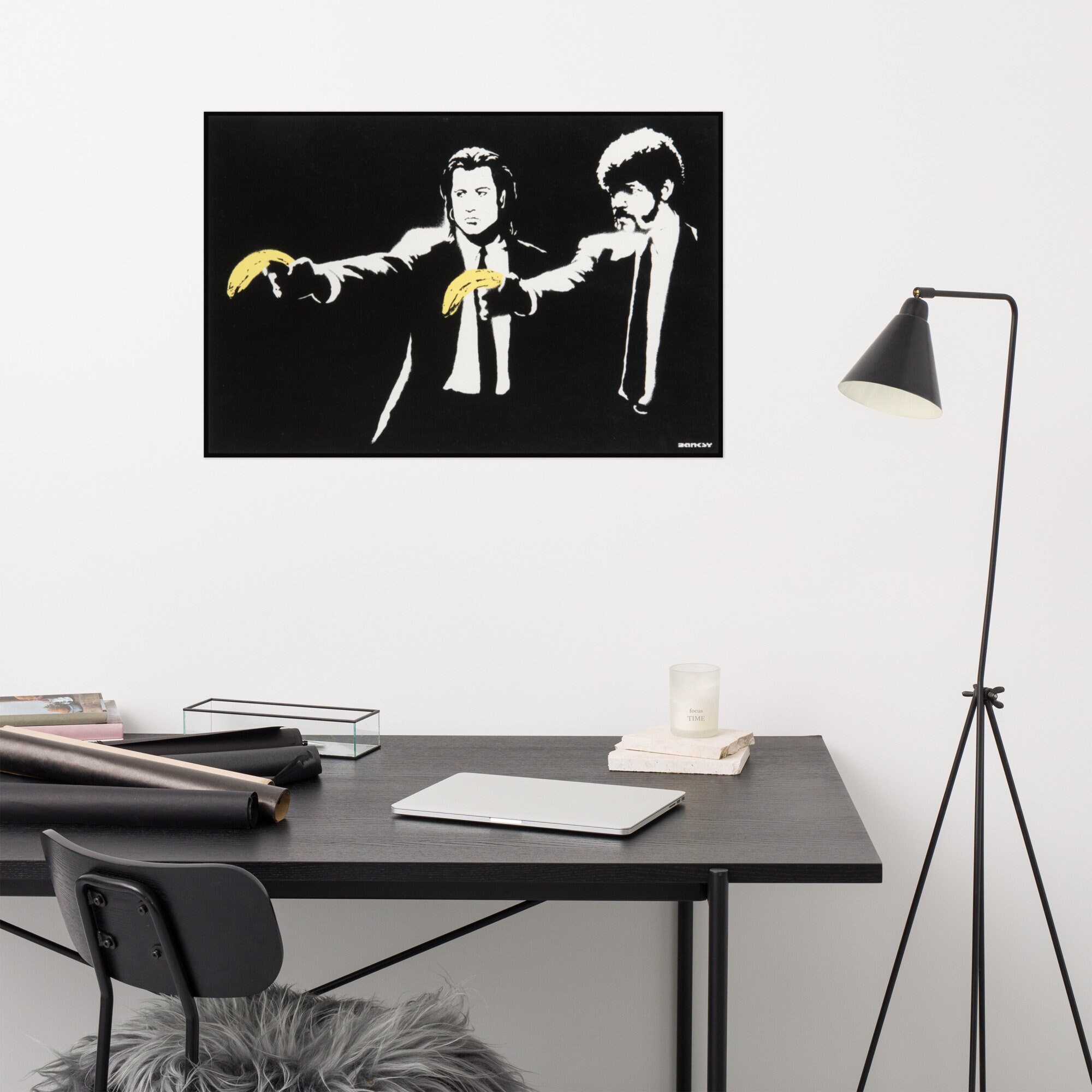 Banksy Pulp Fiction Banana Gun Killers - Poster - Etsy