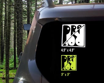 Pro Roe Vinyl Car Decal | Women's Rights Car Decal  | NEW SMALLER SIZE