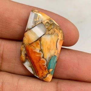 Gorgeous Spiny Oyster Copper Turquoise, Loose Gemstone, Fancy Shape, Spiny Oyster Copper Turquoise, Jewelry Making Stone, Gift For Her