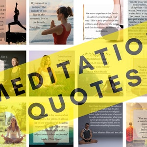 15 templates on Instagram Meditation Quotes