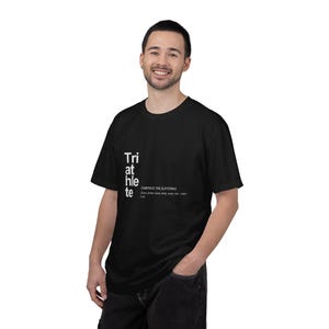 Triathlete T-shirt | Embrace The Suffering | Ironman Gift | Swim Bike Run Shirt | Triathlon Gift for Her | Endurance Athlete Tee image 12