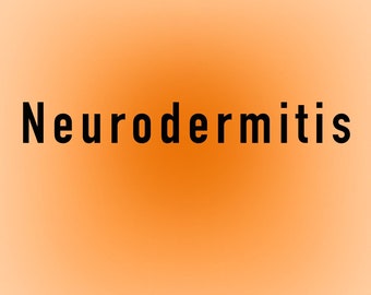 Learning sheet - neurodermatitis