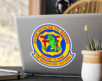 2nd Battalion 4th Marineregiment USMC Vinyl Aufkleber | Marines Corps Aufkleber