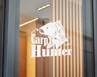 Carp Hunter Carp Fish Die-Cut Sticker | Fishing Decal