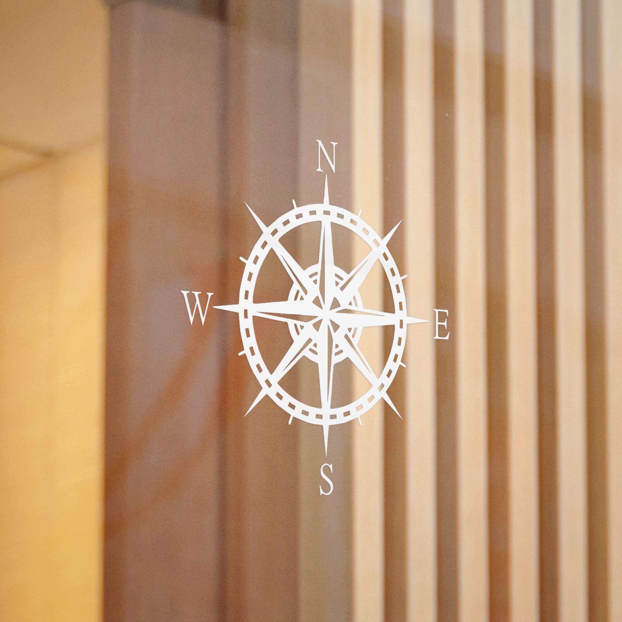 Nautical Compass Rose Sticker | Die-cut Sticker - Etsy