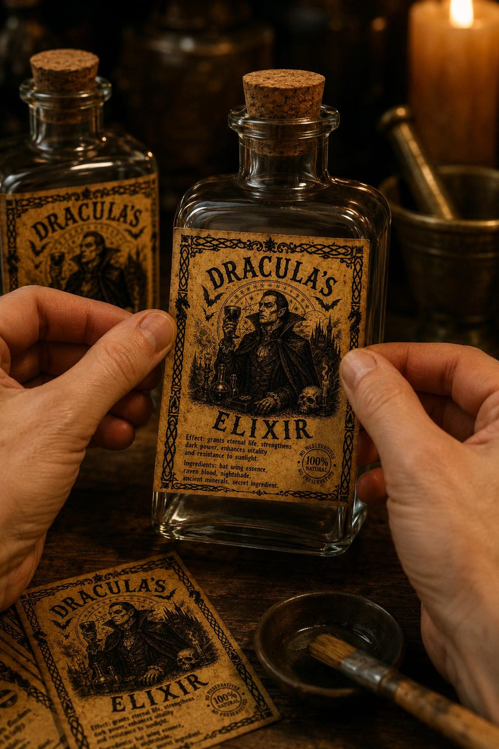 Wicked Elixir Labels Vintage Potion Labels Printable Set | Halloween Bottle Labels | Gothic ...