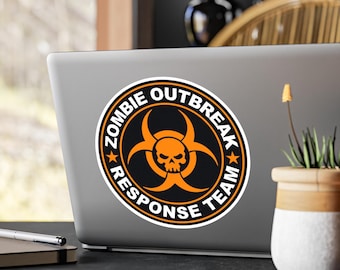 Zombie Outbreak Response Team Sticker | Kiss-Cut Vinyl Decal