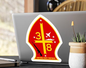 3rd Battalion 8th Marine Regiment USMC-sticker, vinylsticker