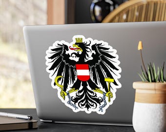 Adesivi: 25 mm, 20 pezzi - Stemma - Germania