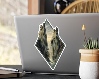 Vinylsticker standbeeld Guardians River Canyon | Kiss-cut vinyl sticker