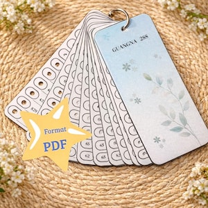 Nuancier couleurs / Guangna 288 / Coloriages Mystère / stampabile / tools