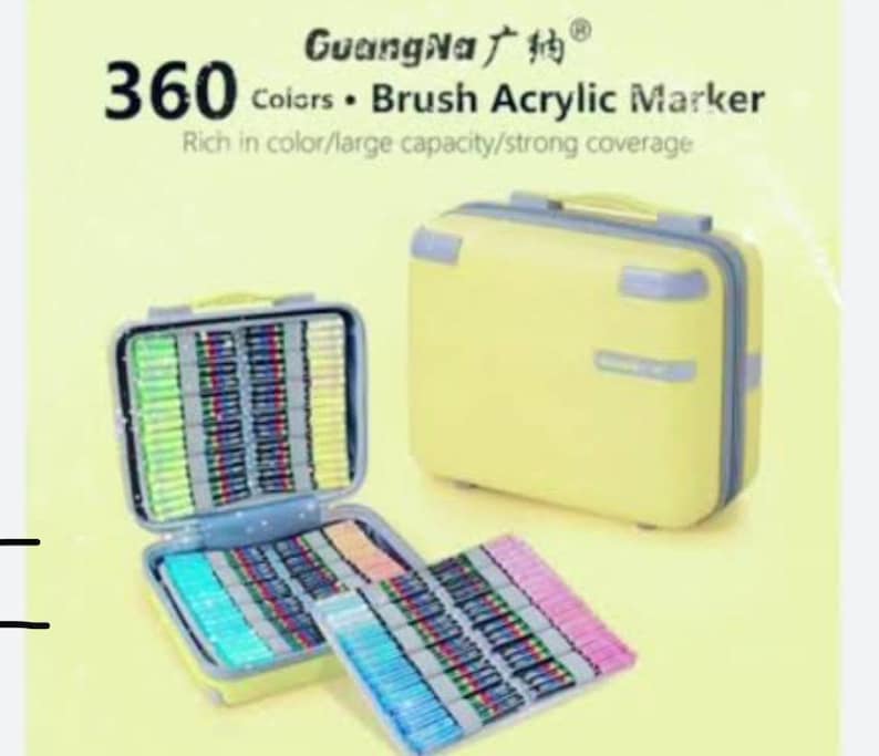 360-color Chart / Guangna 360 / Mystery Coloring / Cartella Colori - Etsy
