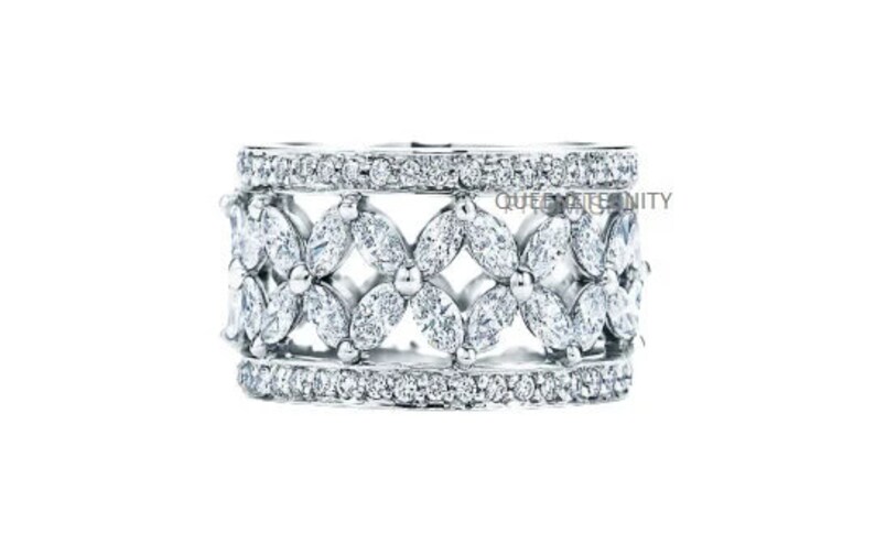 Victoria Sleeve Ring,Cubic Zirconia Ring,Eternity Band Ring,Sterling Silver Ring,Wedding Ring,Bridal Ring, Gift for Her, Gem