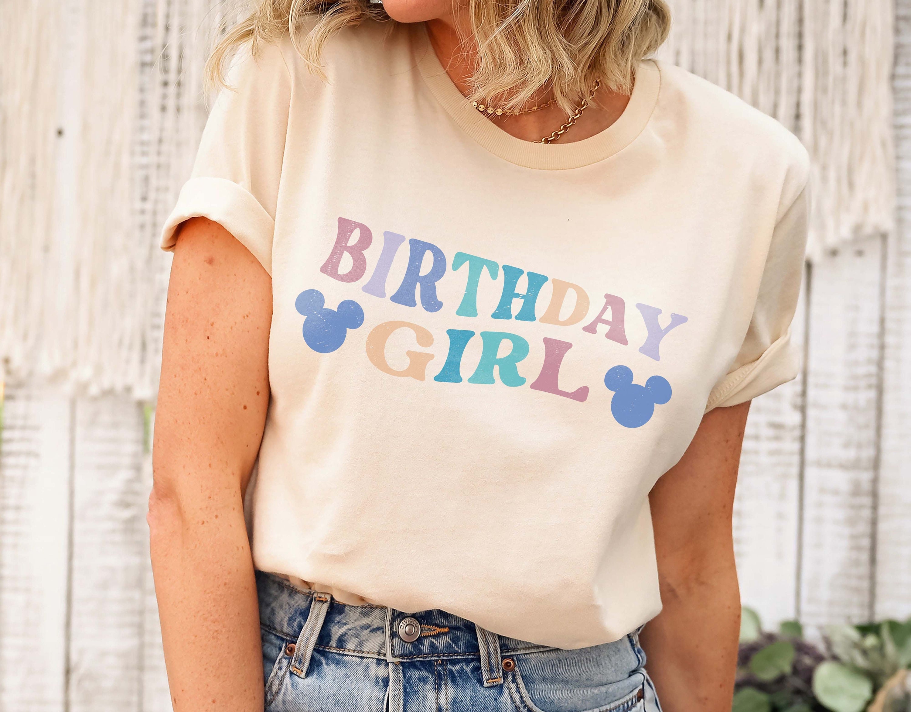 Discover Disney Birthday Girl Shirt, Disney Birthday Party T-shirt