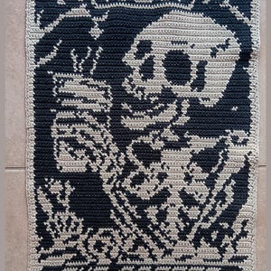 Crochet Pattern | Tarot The Coffee Wall Hanging | Tapestry Crochet Pattern | Tarot The Coffee Crochet Pattern | Instant Download | PDF