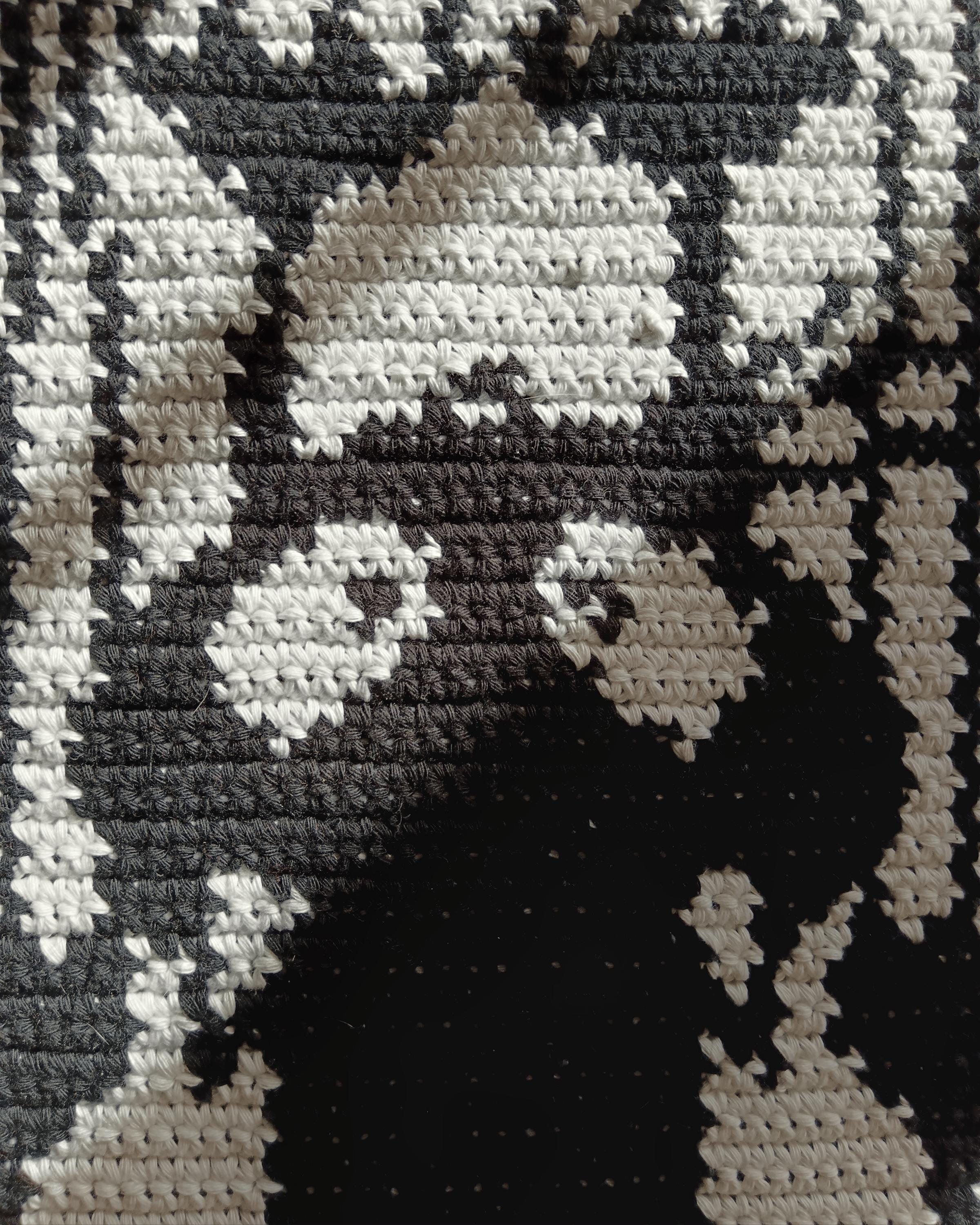 Crochet Pattern | Scratching Cat Wall Hanging | Tapestry Crochet ...