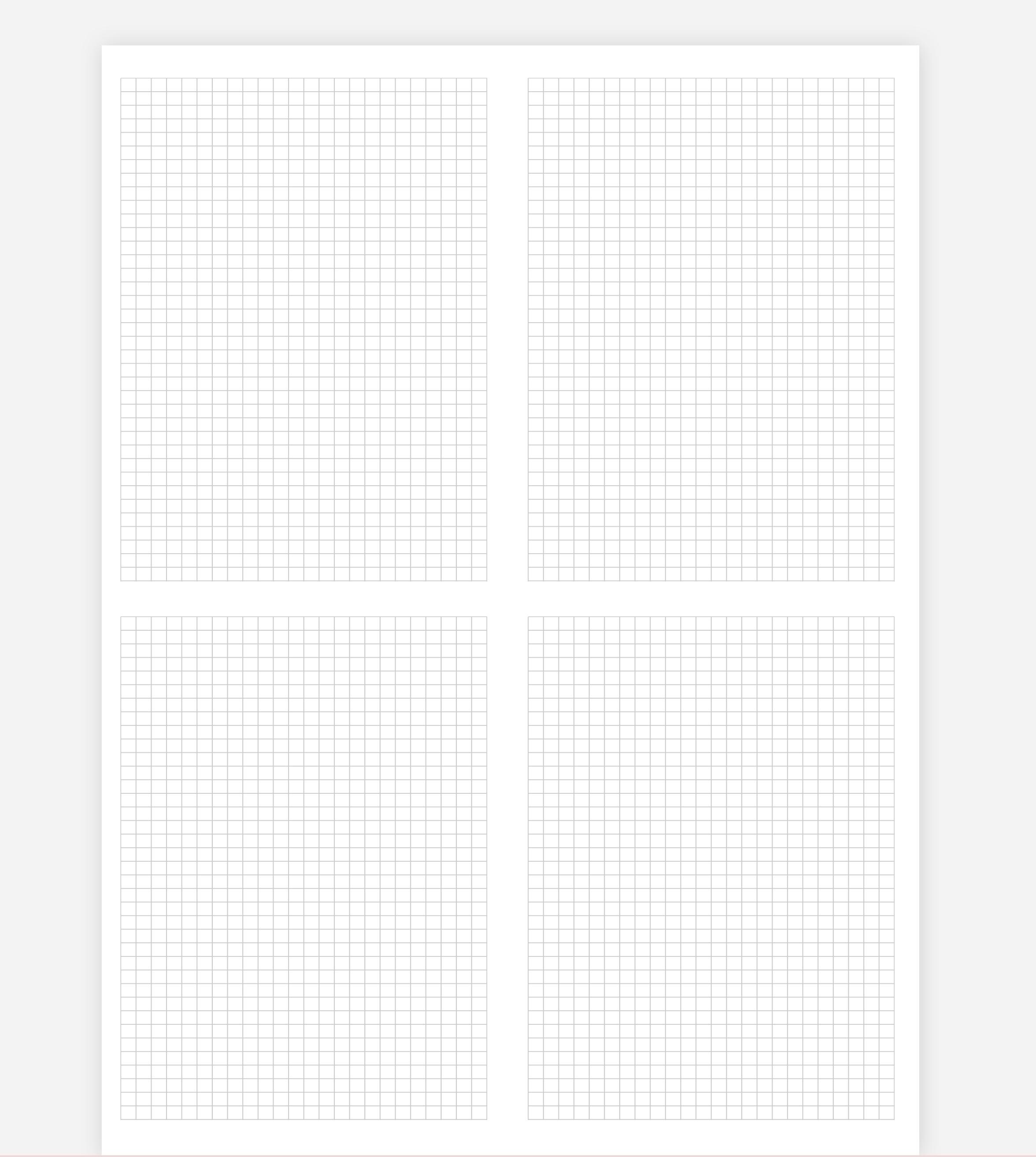 Printable Lined Paper, 30 Pages Printable Grid Paper, Dotted Paper ...