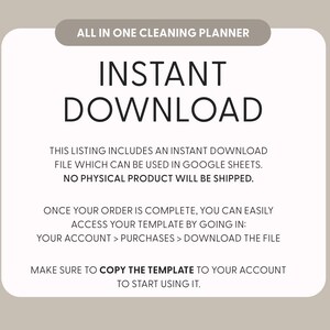 Editable Cleaning Schedule Planner Word Google Sheets Docs Printable ...