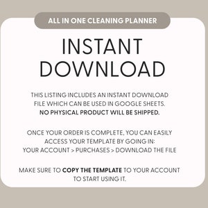 Editable Cleaning Schedule Planner Word Google Sheets Docs Printable ...