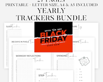 Ultimate journal bundle, 2026 journal pages printable, Yearly trackers, Bullet printable, Digital journal, Monthly trackers, Bullet journal
