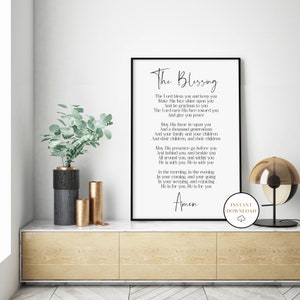 The Blessing Song Kari Jobe, May His Favor Be Upon You, Printable Bible Verse, Scripture Song Sign, Christian Wall Art Decor, Scripture Sign image 2