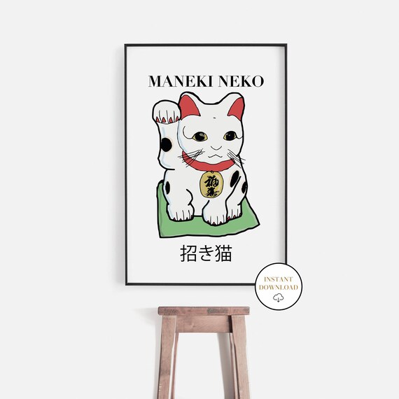 Maneki best sale neko print