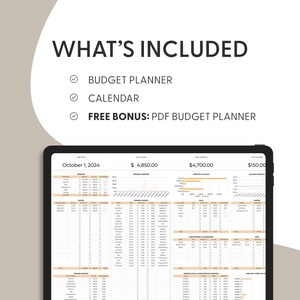 Excel Monthly Savings and Expenses Budget Spreadsheet, Weekly Income Bills Debt Tracker for Personal Financial Organizer Biweekly Template image 12